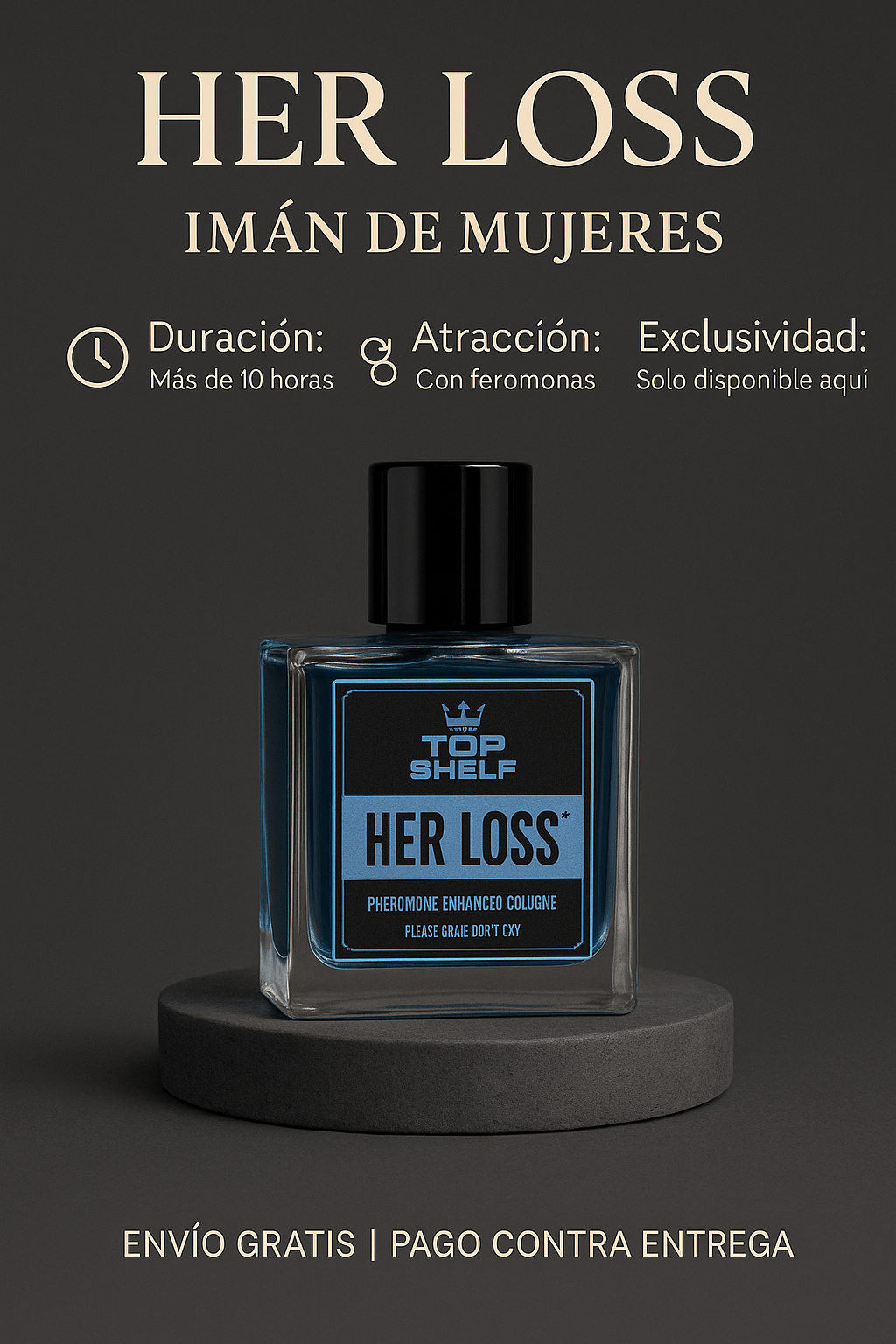 💖|PERFUME CON FEROMONA HER LOSS 100 ML ✨LLEVA PERFUMERO GRATIS 🎁😍